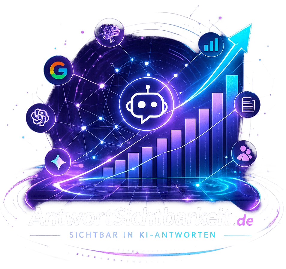 Grafik zur Antwortsichtbarkeit in KI-Antworten